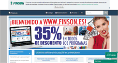 Desktop Screenshot of finson.es